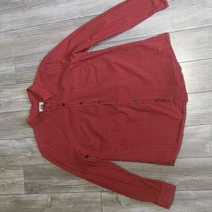 LAST CHANCE! Old Navy Men's Red Button Down Casual Shirt M